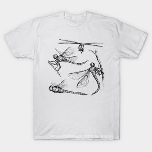 Sketches of a Dragonfly T-Shirt